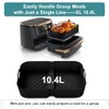 Szyeequoo Silicone Air Fryer Liner Set - Reusable and Nonstick