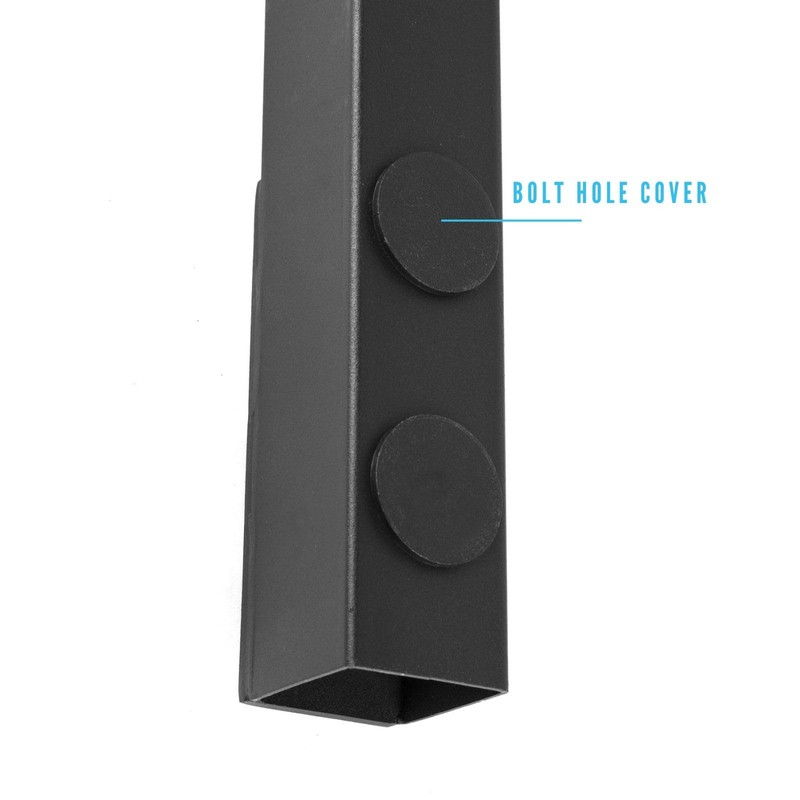 Senmit Cable Railing Post Fascia Mount-Stainless Steel Square Weldless 36"x2"x2"