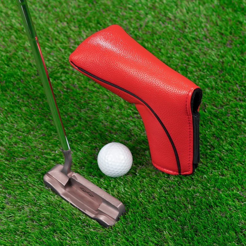 Big Teeth Putter Cover Premium Solid Color Cover USA Pin