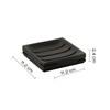 KIAMAMI VALENTINA Pervinca Resin Soap Dish Black