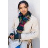 Invero 100% Wool Merino Triangular Scarf Susi One Size Multicolor