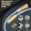 Garden Hose Metal - 100ft Heavy Duty Stainless Steel Water