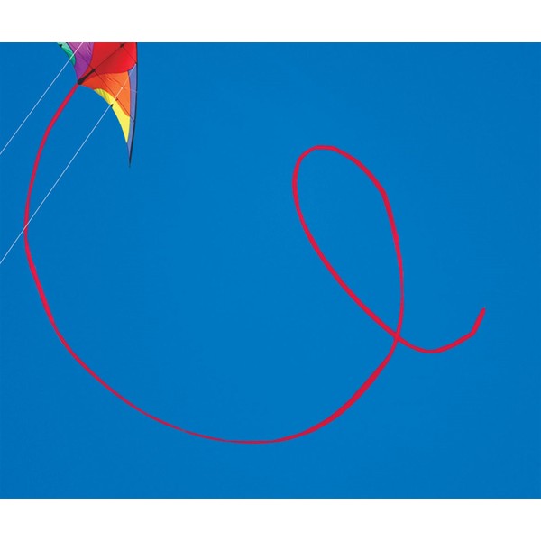 50-ft. Red Polyethelene Tubular Stunt Kite Tail
