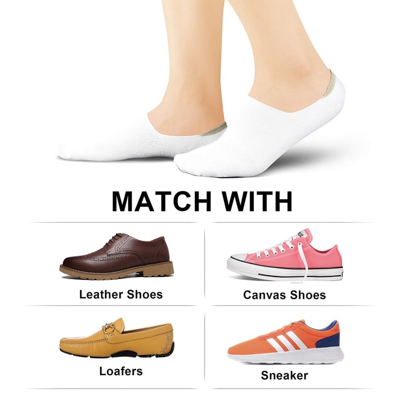 Wernies - Calcetines bajos antideslizantes para mujer, línea plana para