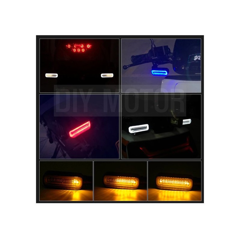 오토바이 U1 시그널램프 LED 무빙 윙카 깜빡이 비상등 Motorcycle U1