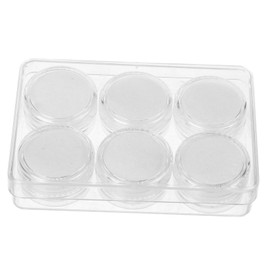 Mikinona 1 Set Trinkets Storage Box Gemstone Display Case with Lid for Rings Necklaces Brooch Pins and Other Jewelry Compact Container for Organized Display
