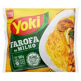 Yoki Seasoned Corn Flour 17.6 Oz Farofa De Milho PACK, (Pack of 1)