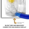 zalati Spirometry Breathing Trainer 5000 ml Breathable Vital Capacity Trainer