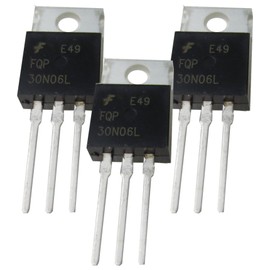 FAIRCHILD SEMICONDUCTOR FQP30N06L N CHANNEL MOSFET, 60V, 32A, TO-220 (5 pieces)