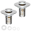 Universal Bathroom Sink Drain Strainer Hair Catcher 4PCS Upgraded with