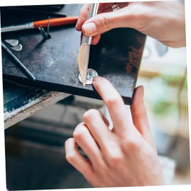 Gadpiparty 3pcs Agate Jewelry Polishing Tool with Handle Professional Jewelry Smoothing Tools for Shops and Personal Use Durable Stainless Steel and Agate Construction