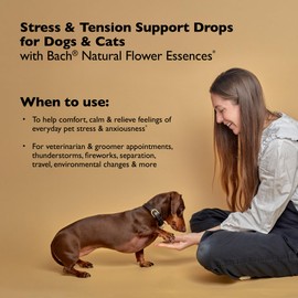Bach Rescue Remedy Pet Dropper - 20mL, Pack of 2 - Stress & Tension Support for Dogs & Cats Natural Flower Essences - Sedative-Free, Homeopathic Liquid Formula - for All Breeds, Ages & Weights
