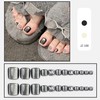 SEMTIM JZ-188 Nail Tips, Feet, Pack of 24, Thumbs, False