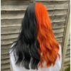 Crazy Color Black Semi-Permanent Duo Hair Dye. Highly Pigmented Blue
