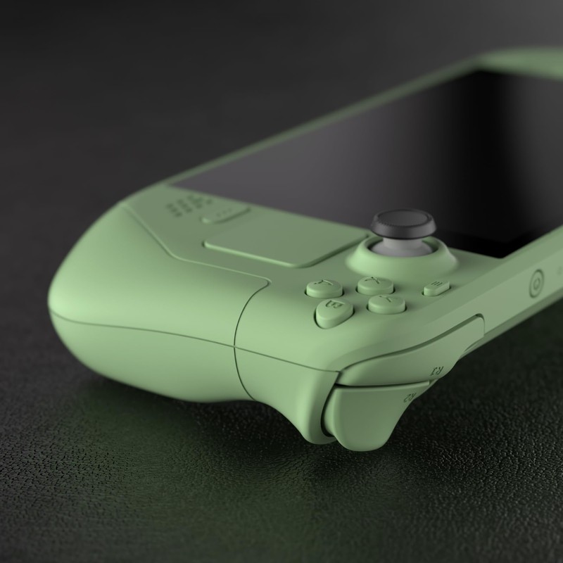 eXtremeRate Matcha Green Custom Faceplate Back Plate Shell for Steam