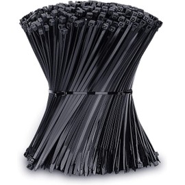 Cinchos de Plastico 500 Pzas, Bridas de Plastico Autobloqueantes, Ancho 20cmx3.6mm, Cables Nailon Fuerte Cintillos de Plástico Resistente Organizador 