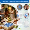 25 Pack Pocket Tissues Travel Packs 250 Sheets Travel Size