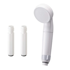 SANEI PS7964-80XA-MW2-EC Water Purification Switching Shower, Residual Chlorine Removal, Includes 2 Cartridges, Recommended by the Japan Atopy Association, White