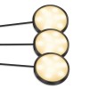 YGS-Tech 3 Pack LED Puck Lights, Under Cabinet Lighting Black