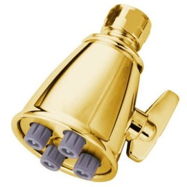 Kingston Brass K137A2 Designer Trimscape Showerscape Jet Spray Shower Head, Polished Brass