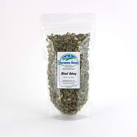 Harmony House Dehydrated Celery, Crosscut – Dried Vegetables For Cooking, Camping, Emergency Supply and More (1.5 oz, Zip Pouch)