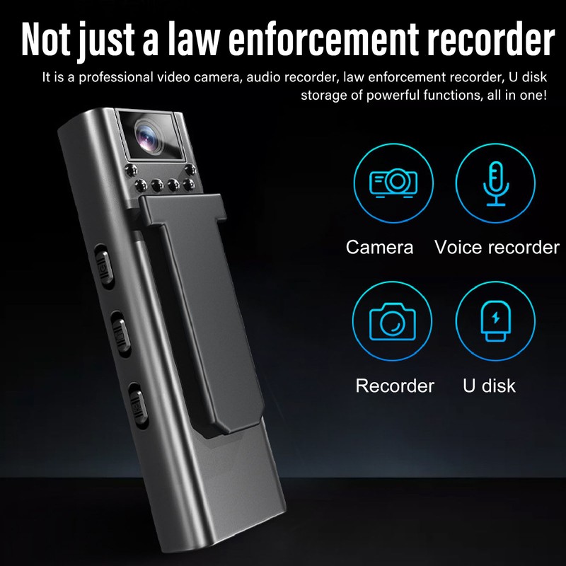 Body Worn Camera HD 1080P Infrared Night Vision Mini Video