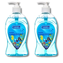 Lucky Brand 2-Pack Lucky Liquid Hand Soap Aquarium – 2×13.5 fl oz (400 mL),