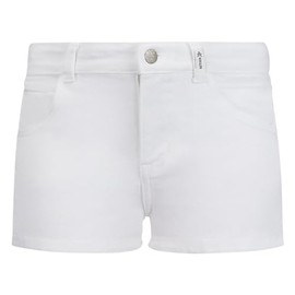 Retour Denim de Luxe Girls' Samantha Denim Shorts, optical white