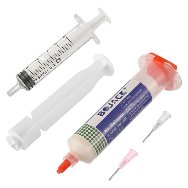 BOJACK 30 ml Lead-free Solder Flux Syringe Solder Flux Paste
