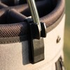 Lunarthos Golf Club Bag Clip - Black Plastic Putter Holder,