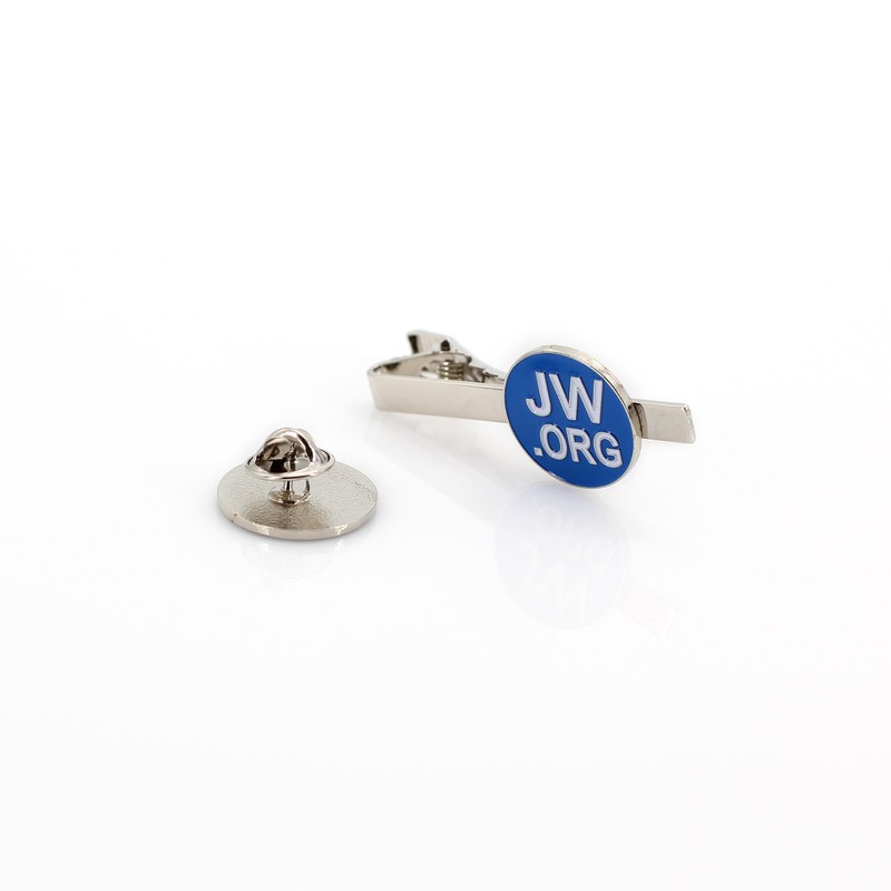 Perfect JW.Org Gift-Jw.org Necktie Clip and Lapel Pin Set With