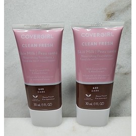 COVERGIRL 2 -CoverGirl Clean Fresh Nourishing Foundation, Dark 640, 1 fl oz Ea