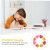 Operitacx Pack of 20 Cute Heart-Shaped Erasers Dry Erase Magnetic