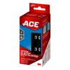 ACE 4 Inch Elastic Bandage with with Clips, Black, Great