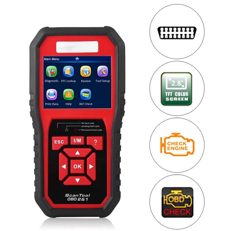 1 Piece Car Diagnostic Scanner, KW850 Car Diagnostic Scanner Tool