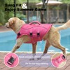 Petglad Dog Life Jacket, Reflective Dog Harness Life Vest with