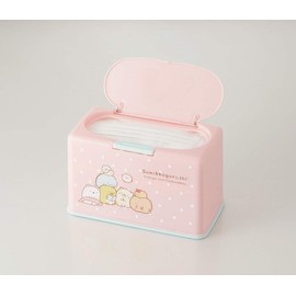 Skater MKST1-A Mask Stocker, Spring Lifted Type, Holds Approx. 60 Masks, 8.3 x 4.3 x H: 5.1 inches (21 x 11 x 13 cm), Design: Sumikko Gurashi