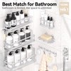 YASONIC Shower Caddy, 6 Pack Large Capacity Bath Organizer with