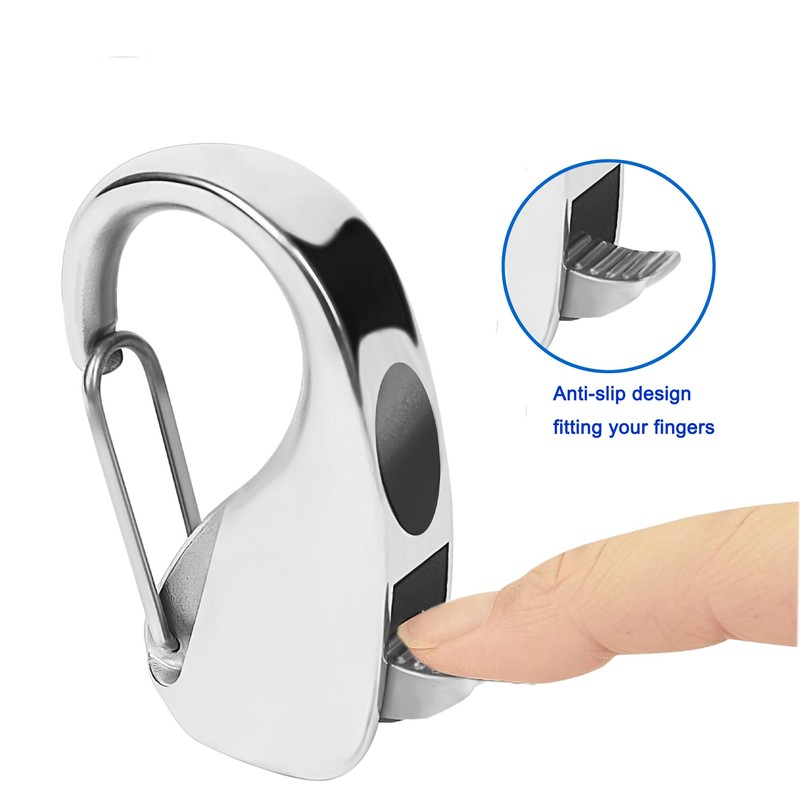 SUNOOM Boat Fender Clip 316 Stainless Steel Boat Fender Quick
