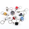 ASUNFO 10 Pcs Car Keychain Auto Part Model Metal Keychain