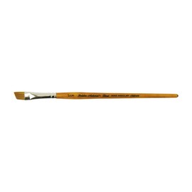 Silver Brush Limited 2006S Golden Natural Angular Brush for Watercolor, Oil, and Acrylic, Size 3/8 Inch, Short Handle