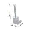 Zerodeko 10pcs Aluminum Clamps for Truck Toolbox Mounting Silver Tie