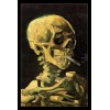 Vincent Van Gogh Skeleton Die Cut Glossy Fridge Magnet
