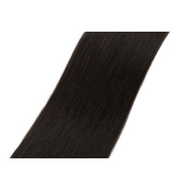 TESSHAIR Remy Hair Extensions Clip in Human Hair Jet Black Clip in Extensions Real Human Hair 16 Inch Real Hair Extensions Clip in Human Hair Straight Human Hair Clip Ins 125g 7Pcs