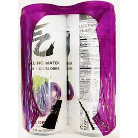 Sparkling Water, Grape Delight Flavor,Naturally Flavor,Zero Calories, 16 fl oz, 6 Cans