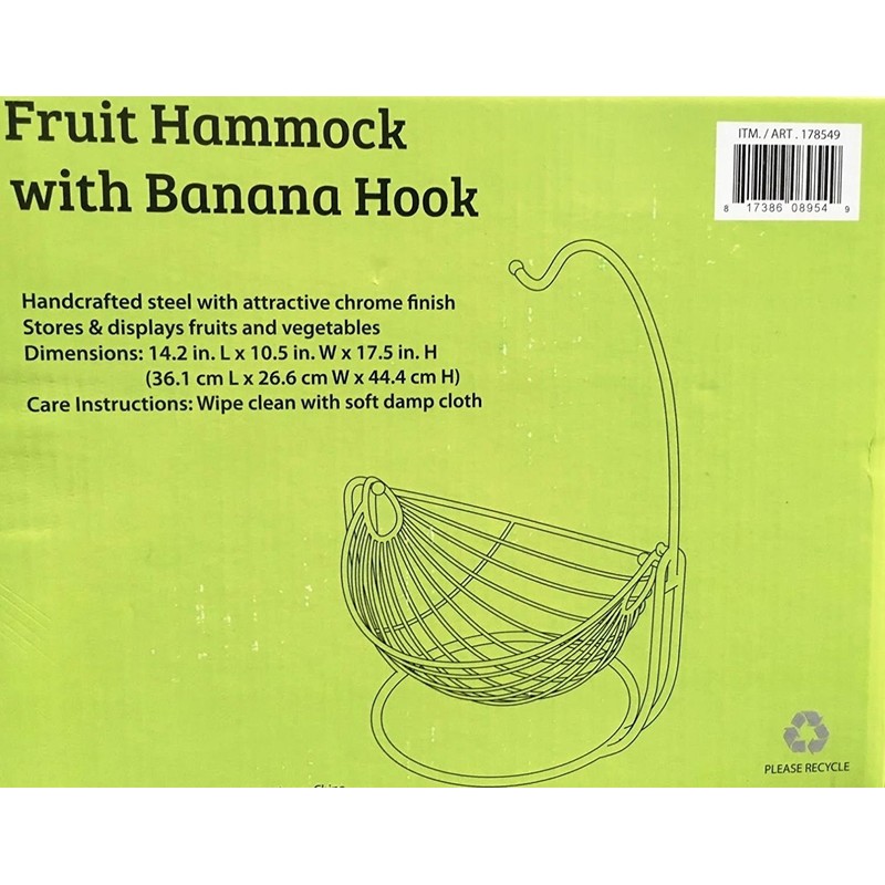 Fruit Hammock with Banana Hook