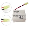 QBLPOWER XB2950 Battery Pack 7.2V 1200mAh Ni-Mh Compatible with Euro