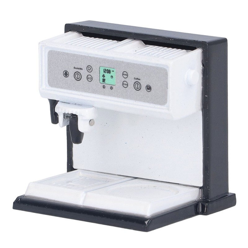 Coffee Maker Toys Alloy Simulation Furniture Mini Doll House Accessories