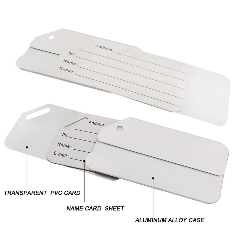 Aluminum Luggage Tag for Luggage Baggage Travel Identifier by Ovener