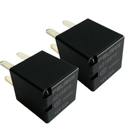 2Pcs 4016819 12VDC 20A Ultra Micro ISO Automotive Relay 4-pin，General Purpose for Automotive Applications